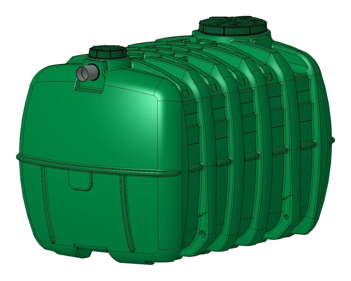 Fosse toutes eaux 3 000 à 8 000 L avec préfiltre – SIMOP