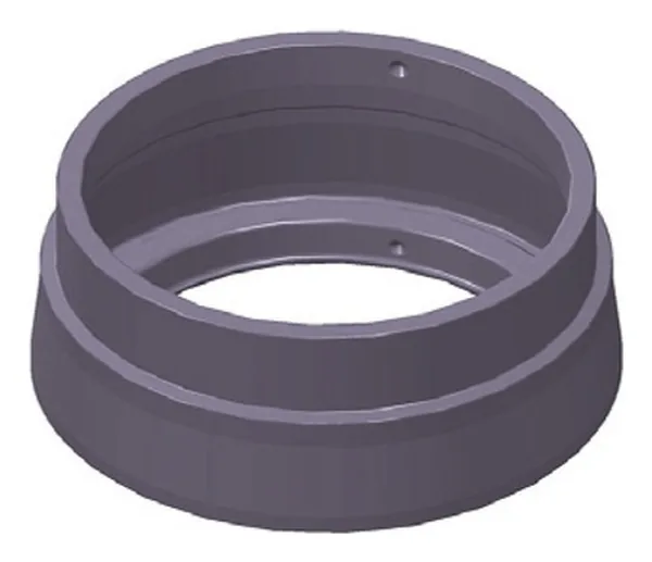 Rehausse à poser Ø 600 mm hauteur 300 mm pour fosse 6 000 et 8 000 L – SIMOP