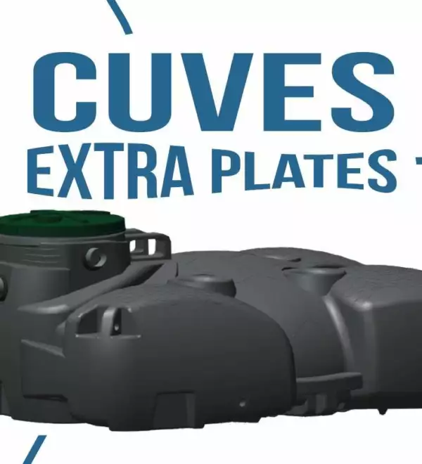 cuve extra plate récupération de l’eau