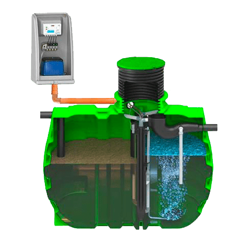 Micro station d'épuration 4 à 200 EH Sans odeur - VODALYS